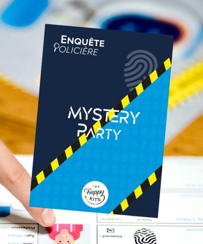 Enquete Policiere Mystery Party 7 12 Ans Happy Kits