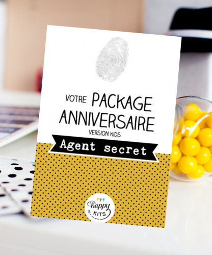 Pack Anniversaire Agent Secret 4 6 Ans Happy Kits